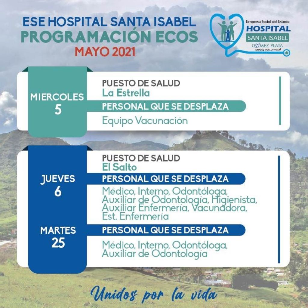 PROGRAMACION ECOS MAYO
