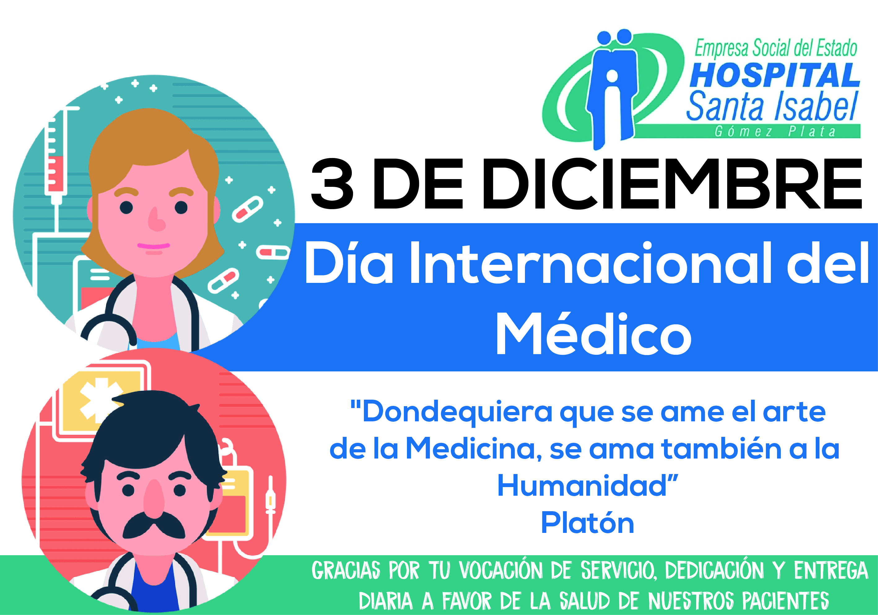 3 de diciembre - Día internacional del Médico